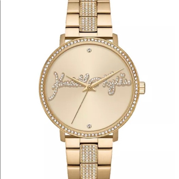 Kendall & Kylie Jewelry - KENDALL AND KYLIE GOLD WATCH WITH BOX & PAMPHLET